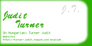 judit turner business card